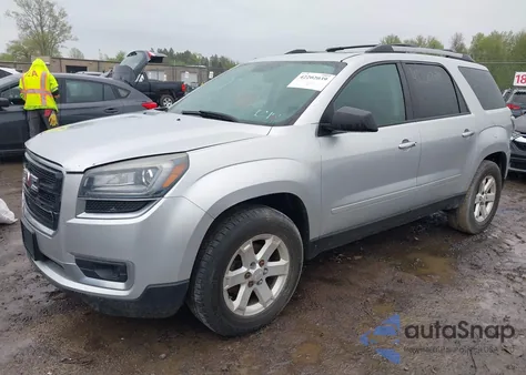 2015 GMC Acadia Sle-2 z USA, uszkodzony, nr VIN 1GKKVPKD7FJ351675